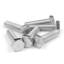 304/316 stainless steel din 933 full threaded hex bolt